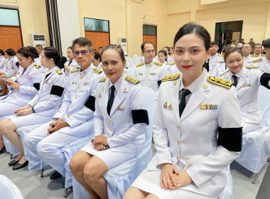 เข้าร่วมพิธีเจริญพุทธมนต์ และทำบุญตักบาตรถวายพระกุศล ... พารามิเตอร์รูปภาพ 3