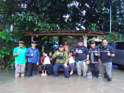 ลงพื้นที่ติดตามสถานการณ์น้ำท่วมในพื้นที่อำเภอเจาะไอร้อง พารามิเตอร์รูปภาพ 1
